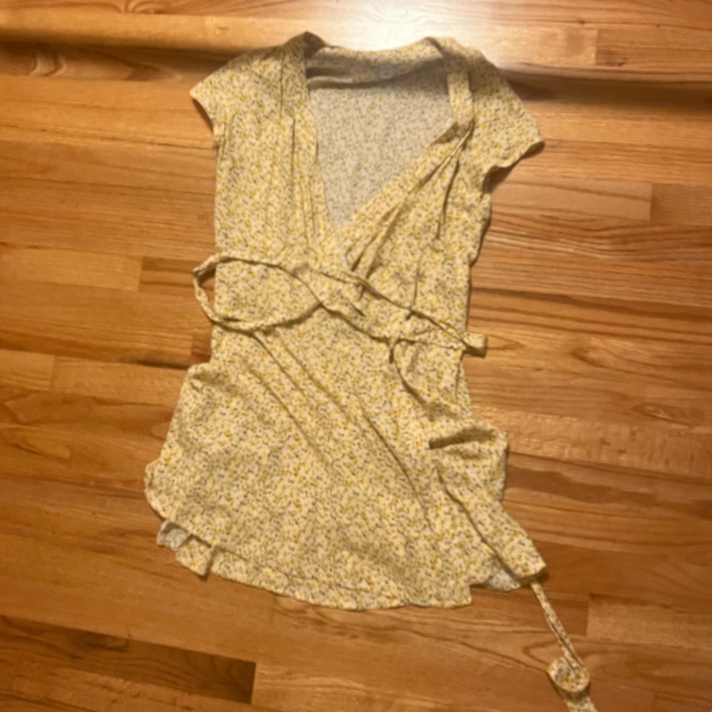 old navy yellow floral dress